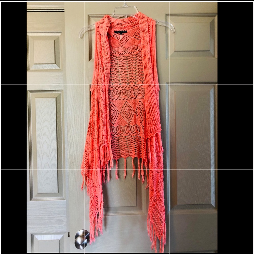 Fringe vest.